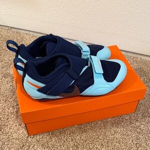 Nike Men's Cycling Shoes - Aqua and Navy
